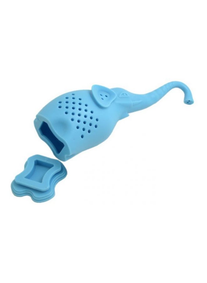 Generic - Infuser Tea Leaf Strainer Blue 120x60x40.5mm - Image 1