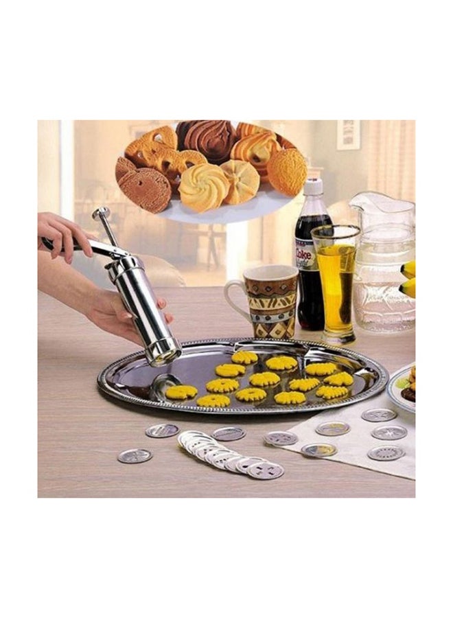 25-Piece Cookie Cutter Set Silver/Yellow - Image 5