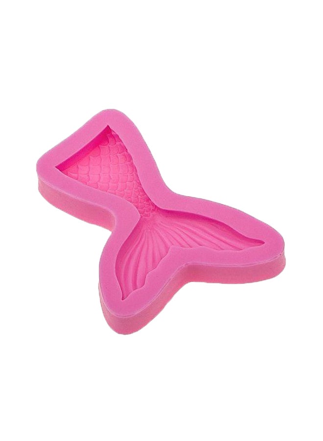 Mermaid Tail Shaped Mould Pink - Image 1
