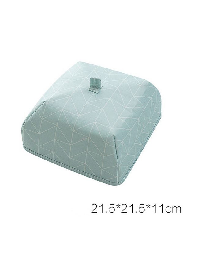 Generic Kitchen Insulated Foldable Food Cover Blue/White  - Image 2