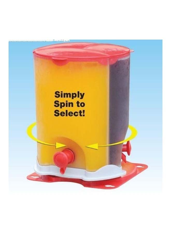 3 Compartments Drink Dispenser Multicolour