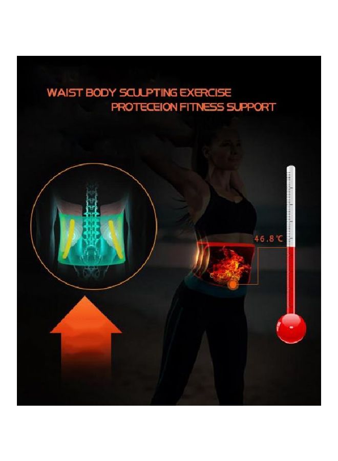 Generic Adjustable Belly Trainer Waist Gym Belt S:19*100 M:20*105 L:23*117cm  - Image 5