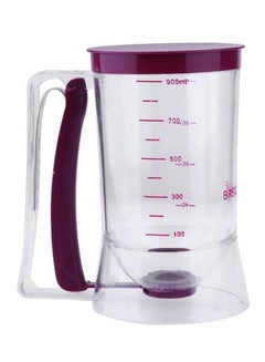 Plastic Batter Dispenser Purple/Clear 17x11x18.5cm
