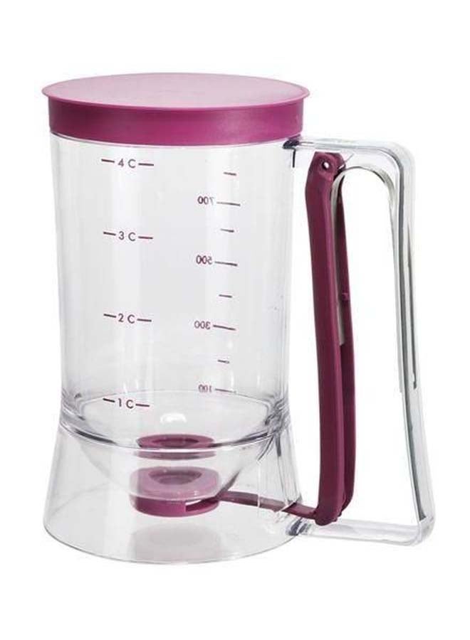 Batter Dispenser Clear/Pink - Image 1