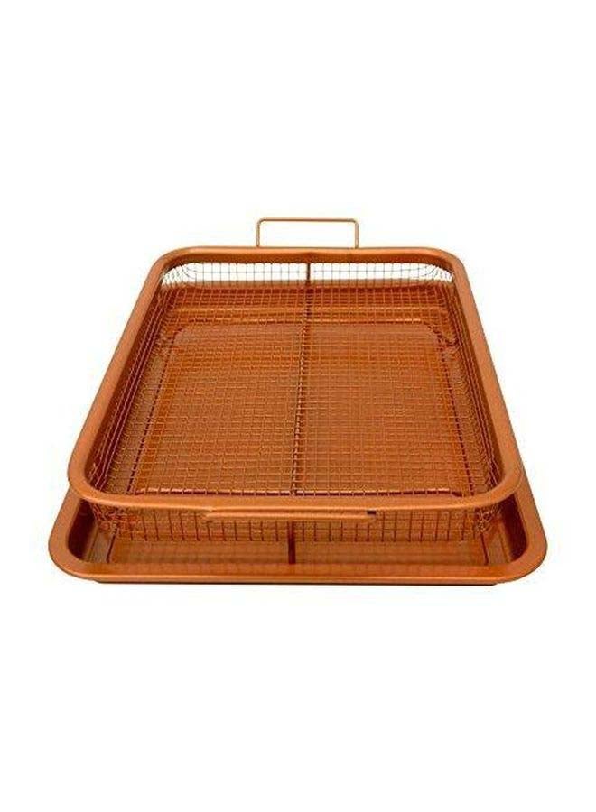 Generic - Copper Rectangle Crispy Tray Gold - Image 1
