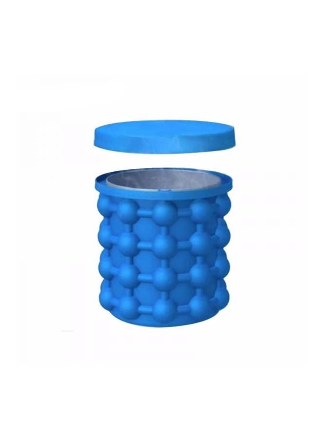 دلو مكعبات ثلج لون أزرق 11x10x10سم - Image 1