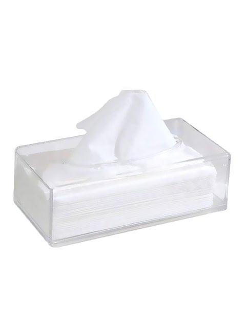 Acrylic Tissue Box Clear 22.5x12x9cm