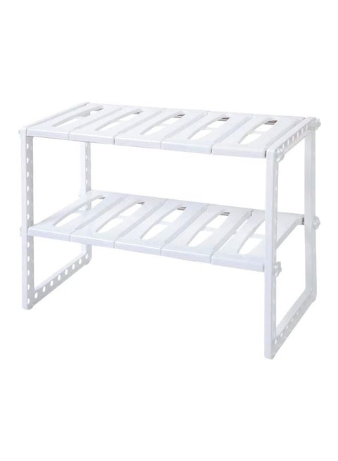 Under Sink Storage Organizer White 66x26x38cm