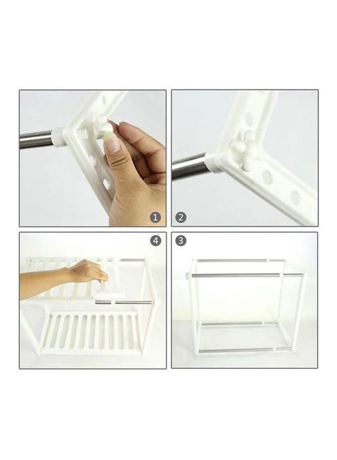 Under Sink Storage Organizer White 66x26x38cm  - Image 4