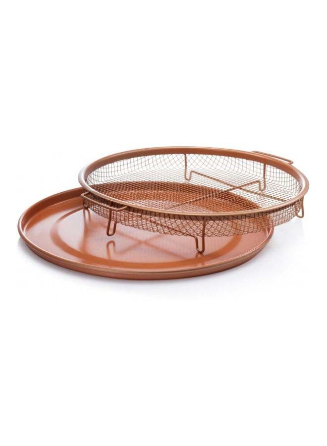 Generic Copper Round Crispy Tray Gold  - Image 4