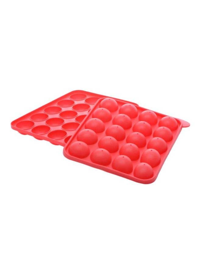 Liying - 22-Piece Cake Pop With Pop Stick Red 9x7inch - Image 1