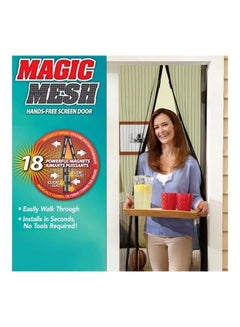 Generic Magic Mesh Screen Door Black 83x19.5inch  - Image 2