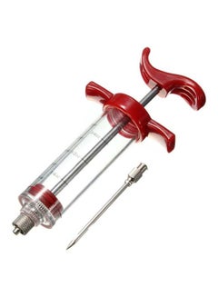 Generic Marinade Meat Injector Syringe Red/Clear  - Image 4