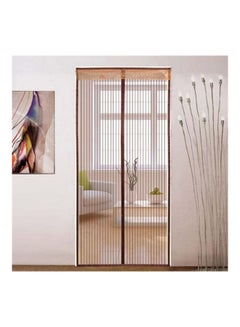 Generic Anti-Mosquito Door Net Brown 210x90centimeter  - Image 3