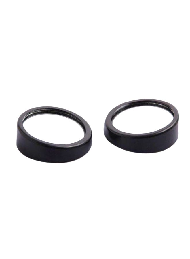 Round HD Glass Frameless Convex Rear View Mirror - Image 1