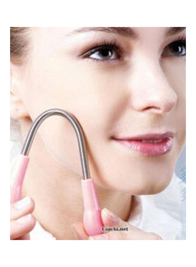 زنبرك إزالة شعر الوجه وردي / فضي - Image 4