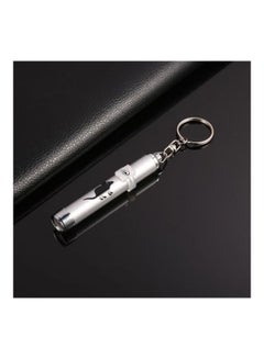 Generic LED Laser Pointer Pen Key Chain Silver  - Image 5