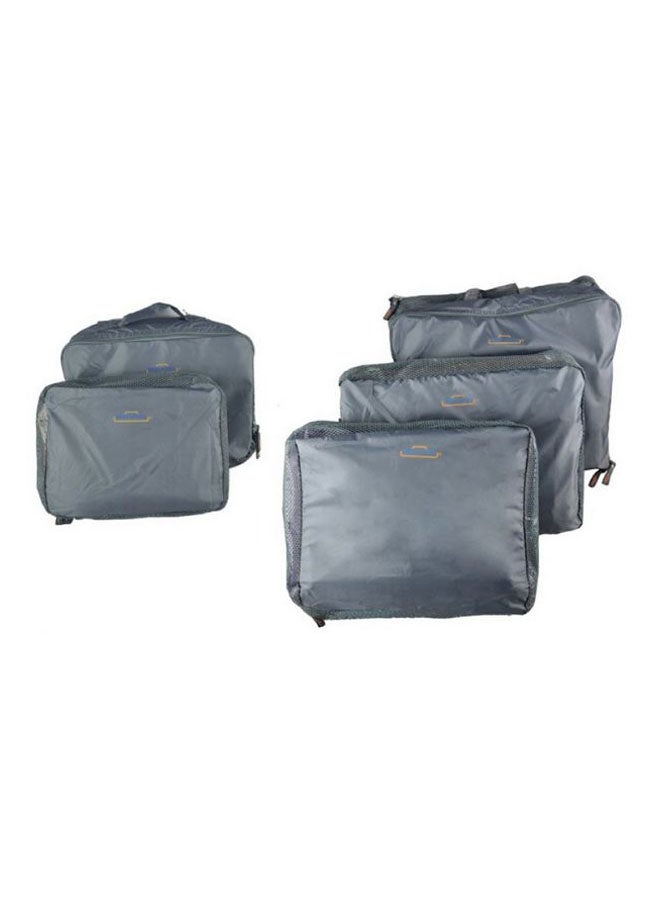 Generic - 5-Piece Travel Bag Organizer Set Grey - Image 1