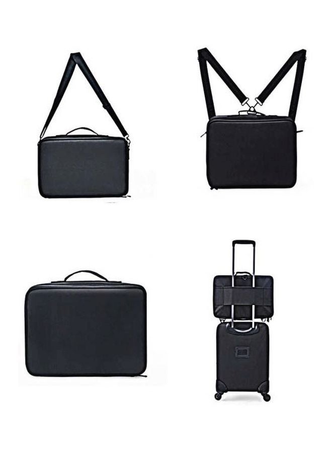 حقيبة لتنظيم عبوات المكياج أسود - Image 3