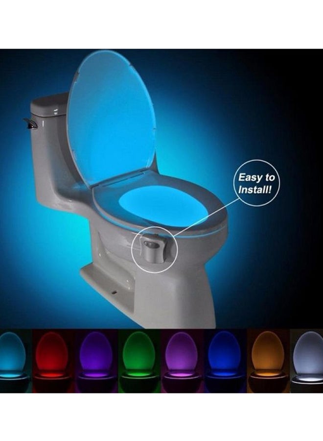PIR Motion Sensor Activated LED Toilet Lamp Multicolour - Image 4