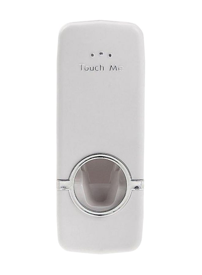 ZTO Toothbrush Holder and Automatic Toothpaste Dispenser Set White - Image 1