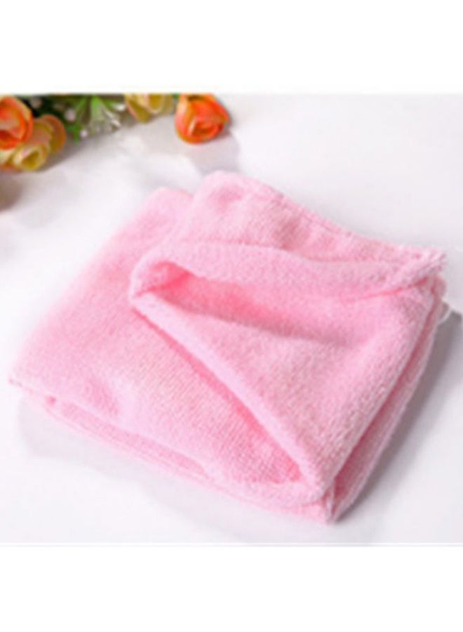 2-Piece Head Towel Cap Set Pink 59x26cm - Image 2