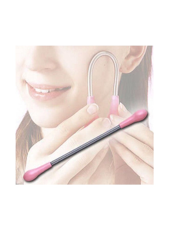 زنبرك إزالة شعر الوجه وردي / فضي - Image 3