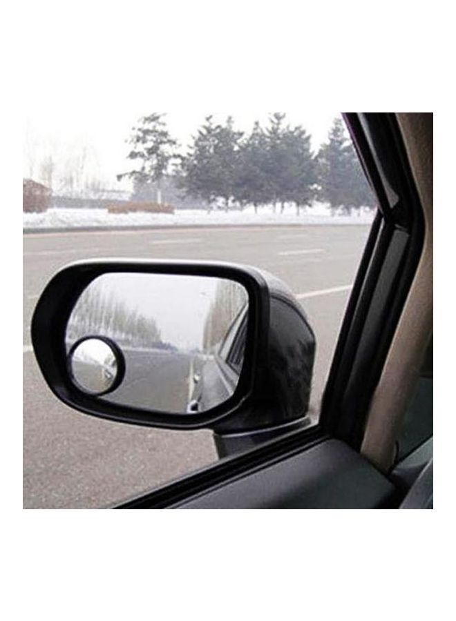 Round HD Glass Frameless Convex Rear View Mirror - Image 4