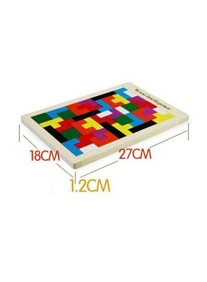 Wooden Tetris Puzzle - Image 2