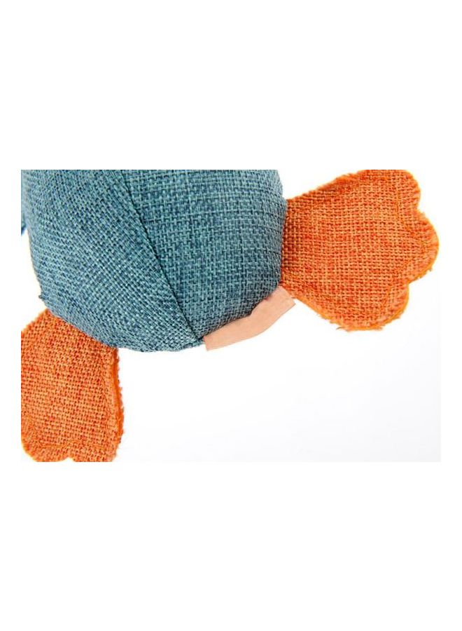 Generic Swan Chew Plush Toy Blue/Orange/White  - Image 3