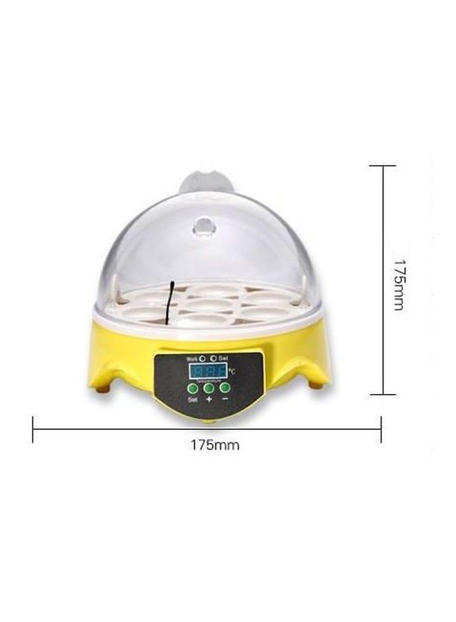 Generic 7-Piece Egg Hatchery Incubator Clear/Yellow/White  - Image 3