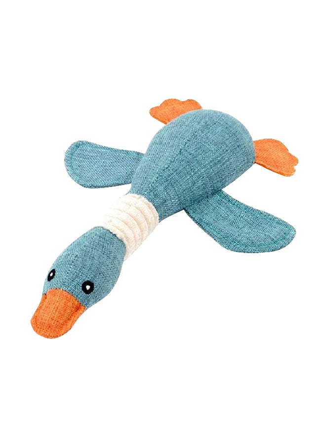 Generic Swan Chew Plush Toy Blue/Orange/White  - Image 1