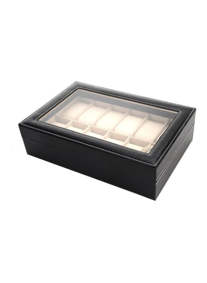 Generic - 12 Compartments Watch Storage Box - Image 1