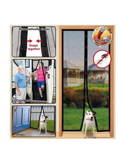 Generic Magic Mesh Screen Door Black 83x19.5inch  - Image 3
