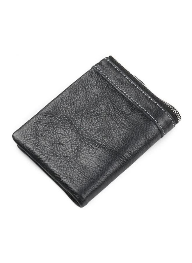 GUBINTO - Leather Trifold Wallet Black - Image 1