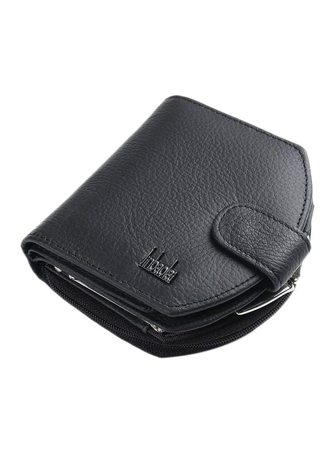 JINBAOLAI - Leather Wallet Black - Image 1