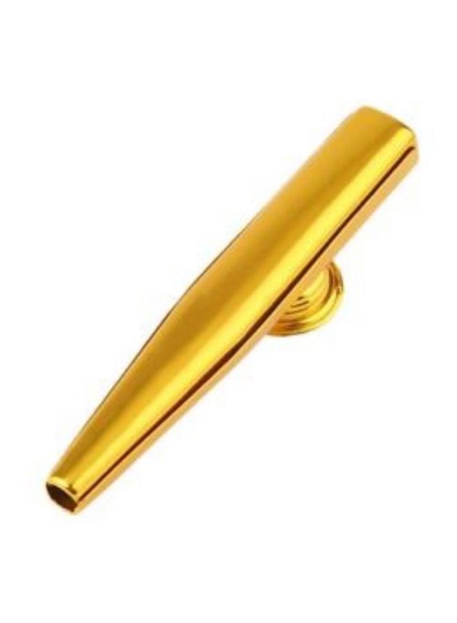 آلة كازو موسيقية معدنية مطلية بالذهب - Image 3