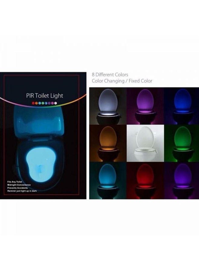 PIR Motion Sensor Activated LED Toilet Lamp Multicolour - Image 5