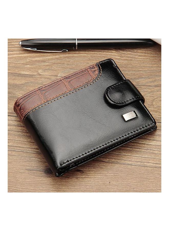 Pilusi Leather Bifold Wallet Black/Brown  - Image 2