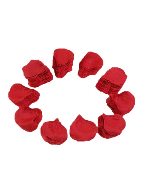 500-Piece Artificial Rose Petal Set Rose Red