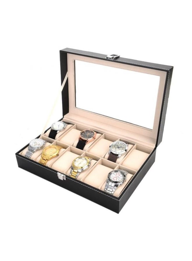 Generic - 12 Compartments Watch Storage Box - Image 1