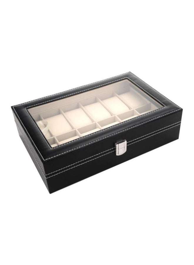 Generic - 12 Compartments Watch Storage Box - Image 1