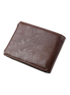 JINBAOLAI Leather Bifold Wallet Brown  - Image 2