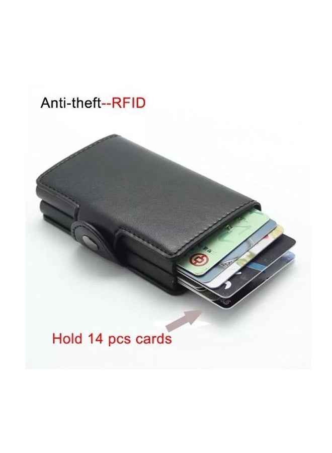 paamsons Leather Card Case Black - Image 4
