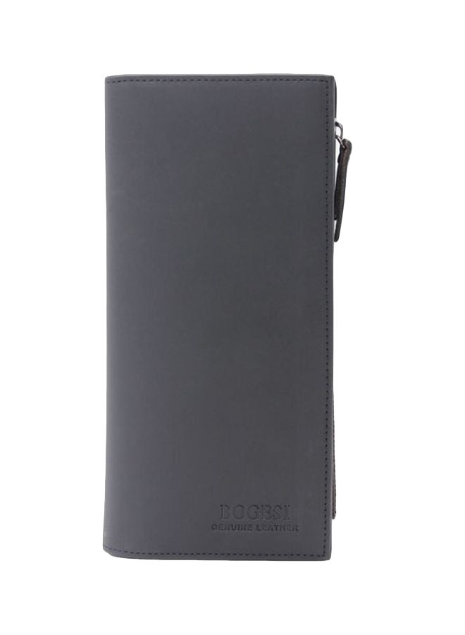BOGESI Leather Wallet Grey - Image 1