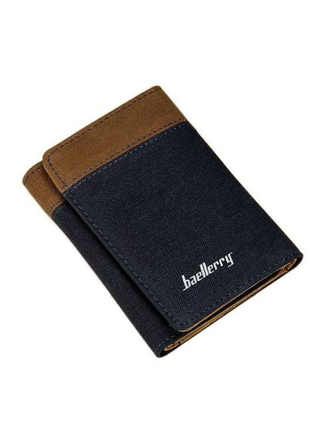 baellerry Fabric Trifold Wallet Blue/Brown  - Image 1