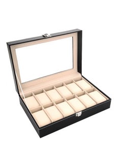 12 Compartments Watch Storage Box