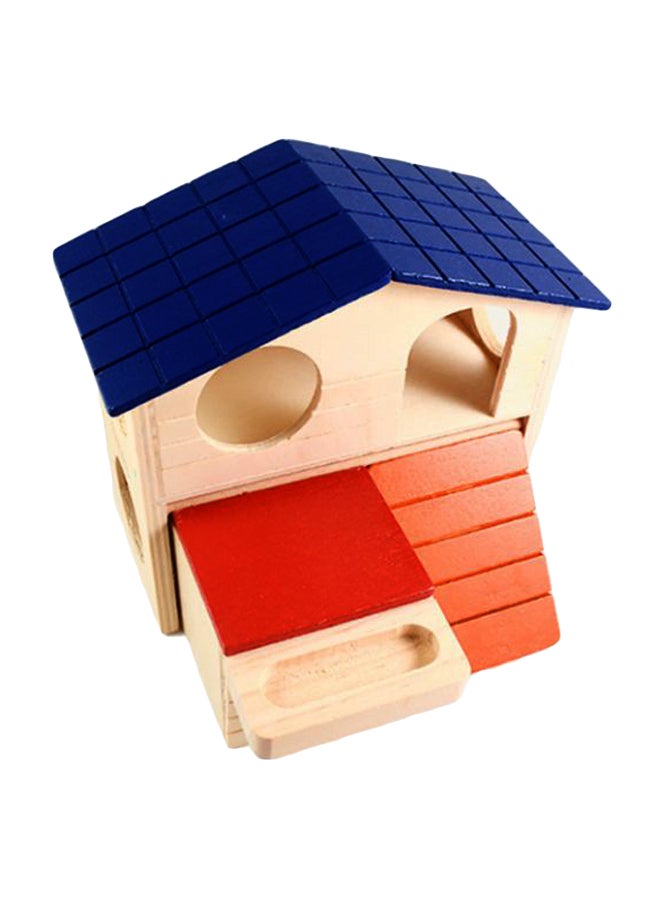 Small Animals Pet House Beige/Blue/Yellow - Image 1