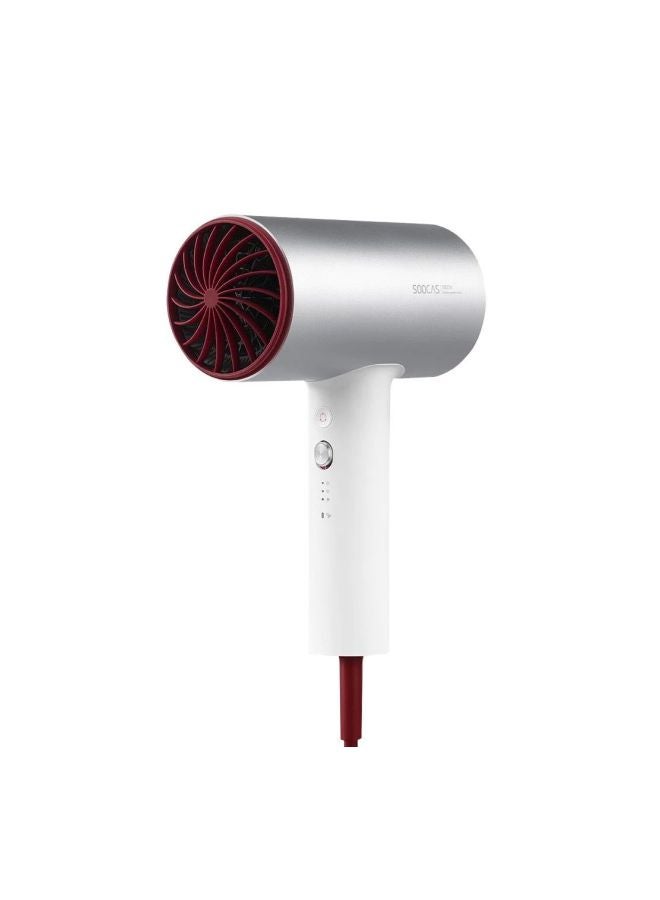 Xiaomi Hair Anion Dryer Silver/White/Red - Image 1