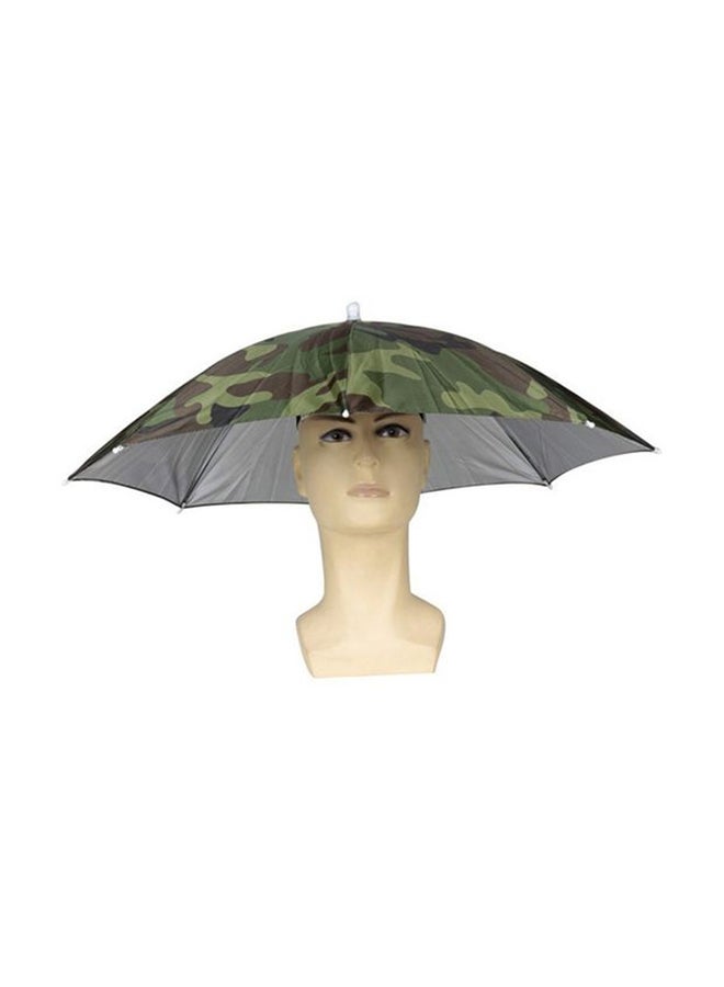 Foldable Fishing Hat Headwear Umbrella Camouflage - Image 2